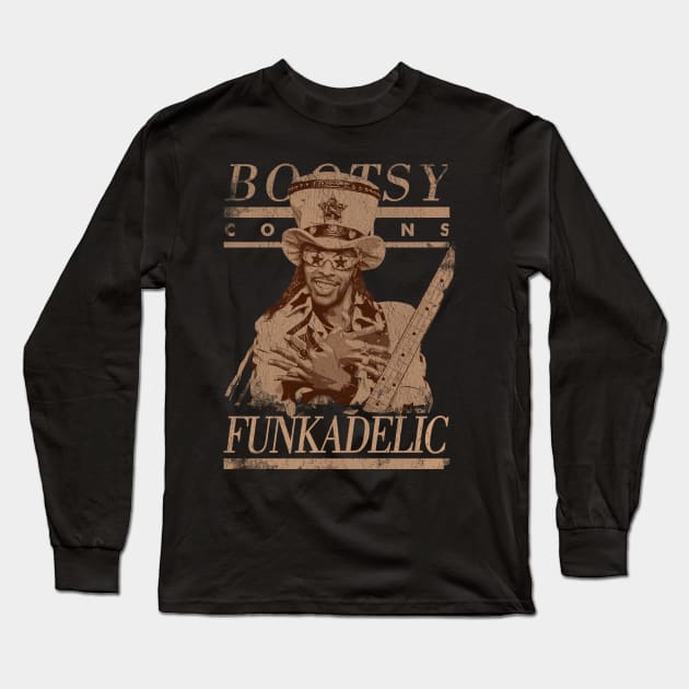 Bootsy Funkadelic Long Sleeve T-Shirt by PONGEISM STRIPEYE